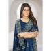 Picture of Statuesque Silk Midnight Blue Saree