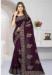 Picture of Classy Silk Dark Olive Green Saree