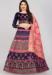 Picture of Lovely Silk Navy Blue Lehenga Choli