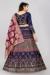 Picture of Appealing Silk Dark Slate Blue Lehenga Choli