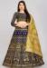 Picture of Pretty Silk Navy Blue Lehenga Choli