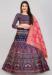 Picture of Beauteous Silk Dark Slate Blue Lehenga Choli