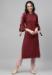 Picture of Good Looking Rayon Maroon Kurtis & Tunic