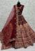 Picture of Good Looking Chiffon Maroon Lehenga Choli