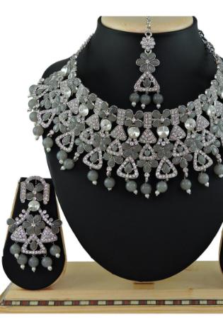 Picture of Pretty Dim Gray Necklace Set