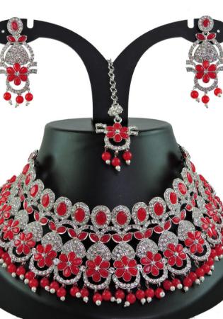 Picture of Good Looking Dark Red Necklace Set