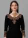 Picture of Marvelous Georgette Black Straight Cut Salwar Kameez