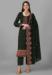 Picture of Georgette Dark Slate Grey Straight Cut Salwar Kameez