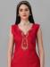 Picture of Enticing Cotton Crimson Straight Cut Salwar Kameez