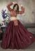 Picture of Superb Silk Indian Red Readymade Lehenga Choli