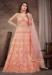 Picture of Comely Net Lavender Blush Anarkali Salwar Kameez