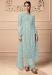 Picture of Net Dark Sea Green Straight Cut Salwar Kameez