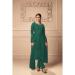 Picture of Net Dark Slate Grey Straight Cut Salwar Kameez