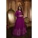 Picture of Magnificent Georgette Purple Anarkali Salwar Kameez