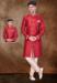 Picture of Charming Silk Fire Brick Sherwani