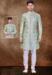 Picture of Graceful Silk Dark Sea Green Sherwani