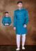 Picture of Stunning Silk Light Sea Green Sherwani