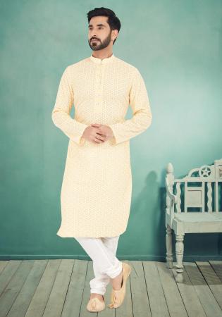 Picture of Shapely Silk Wheat Kurtas