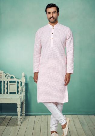 Picture of Sightly Silk Thistle Kurtas