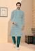 Picture of Comely Silk Sea Green Kurtas