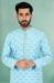 Picture of Elegant Silk Pale Turquoise Kurtas