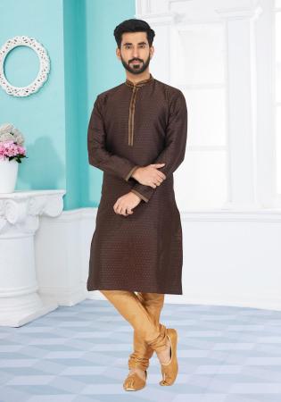 Picture of Appealing Silk Maroon Kurtas