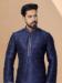 Picture of Fine Silk Navy Blue Kurtas