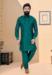 Picture of Pleasing Silk Teal Kurtas