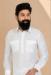 Picture of Delightful Silk White Kurtas