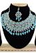 Picture of Shapely Medium Aqua Marine Necklace Set