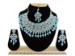 Picture of Shapely Medium Aqua Marine Necklace Set