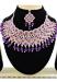 Picture of Magnificent Dark Magenta Necklace Set