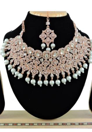 Picture of Sublime Dark Sea Green Necklace Set