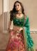 Picture of Magnificent Georgette Dark Sea Green Saree