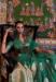 Picture of Charming Organza Forest Green Saree