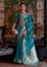 Picture of Lovely Organza Light Blue Saree