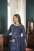 Picture of Georgette Dark Slate Grey Straight Cut Salwar Kameez