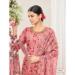 Picture of Superb Net Light Coral Straight Cut Salwar Kameez