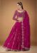 Picture of Well Formed Georgette & Silk Deep Pink Lehenga Choli