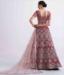 Picture of Charming Net Rosy Brown Lehenga Choli