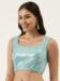 Picture of Superb Silk Dark Sea Green Designer Blouse