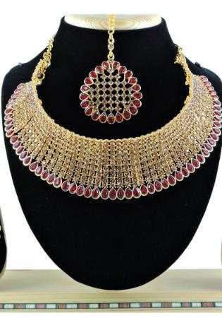 Picture of Lovely Dark Khaki Necklace Set