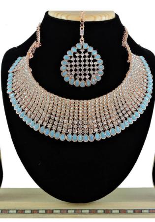 Picture of Exquisite Grey Necklace Set