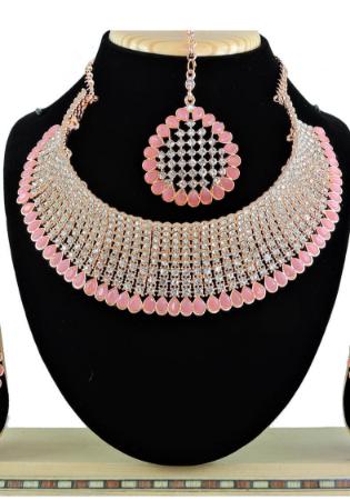 Picture of Splendid Rosy Brown Necklace Set