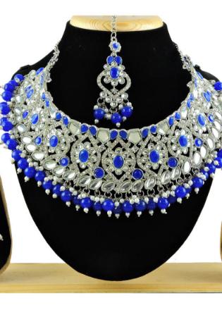 Picture of Amazing Midnight Blue Necklace Set