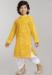 Picture of Exquisite Georgette Sandy Brown Kids Kurta Pyjama