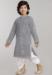 Picture of Enticing Georgette Light Slate Grey Kids Kurta Pyjama