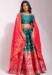 Picture of Amazing Silk Teal Lehenga Choli