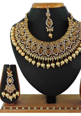 Picture of Grand Dark Khaki Necklace Set