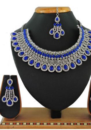 Picture of Marvelous Midnight Blue Necklace Set